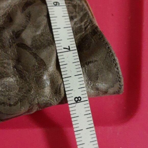 Avanti high Boots size 7 Below the Knee Embossed Taupe Balky Cement color - Picture 10 of 10